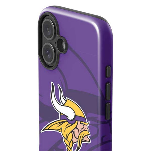 NFL Minnesota Vikings Double Vision iPhone 16 Impact Case